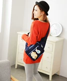 Милая мультяшная ткань для отдыха, сумка через плечо, нагрудная сумка, в корейском стиле