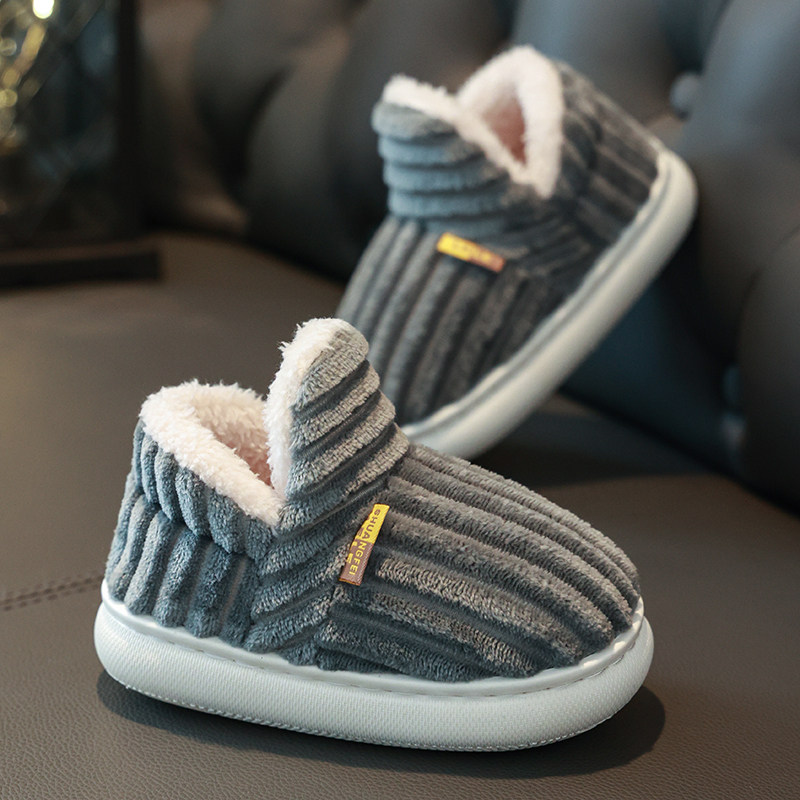 儿童棉鞋男童2025新款冬季毛绒拖鞋亲子女孩宝宝中大童包跟棉拖鞋,淘宝优惠券,粉丝福利购,淘宝优惠卷