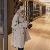 Длинный весенний плащ, тонкая куртка для отдыха, средней длины, оверсайз