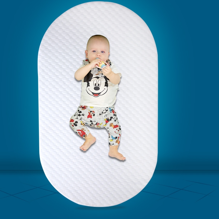 牧童坊折叠床婴儿床垫天然椰棕新生儿宝宝护脊床垫子四季通用 - 图0