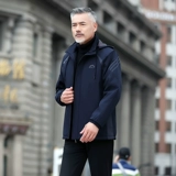 Демисезонная утепленная куртка, пуховик, для среднего возраста