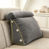 Removable and washable soft bag large back bedside cushion