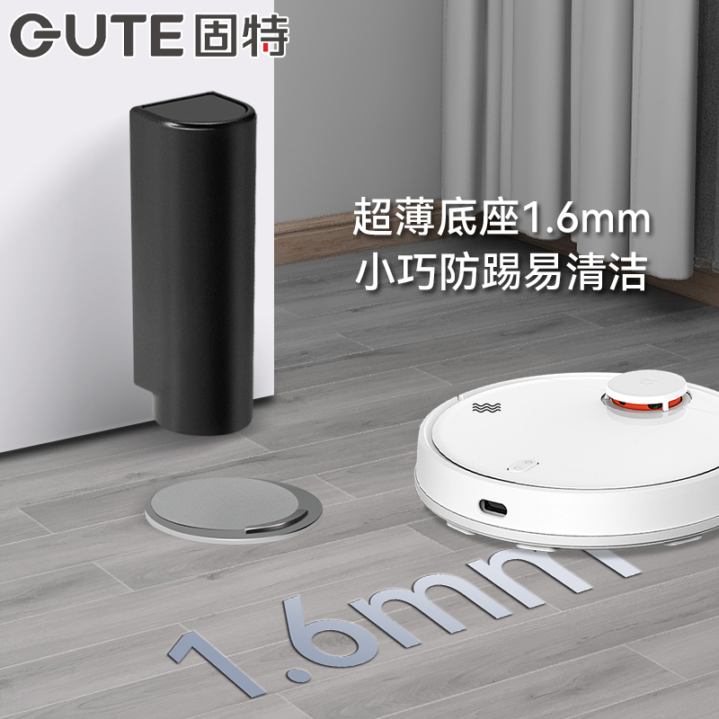 固特门吸免打孔卫生间玻璃门阻挡器门后防碰撞强磁新款隐形地吸 - 图1