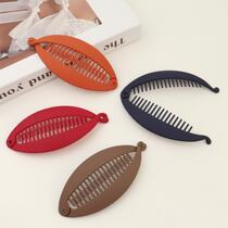 European and American fashion fish clip PC material grab with fine edge clip vertical clamping head decorated with female hair accessories manufacturer direct
