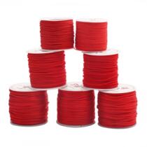 Red Rope Bracelet Braided Rope Bracelet Rope Pendant Rope China Knot Rope Diy Hand Woven Rope Fine Jade Line Strand