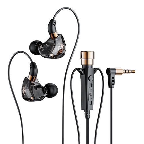Национальная гарнитура K Ge Michelv Два -в одном проводном мобильном телефоне Typec Live Singing Ear Back Запись специальной гарнитуры