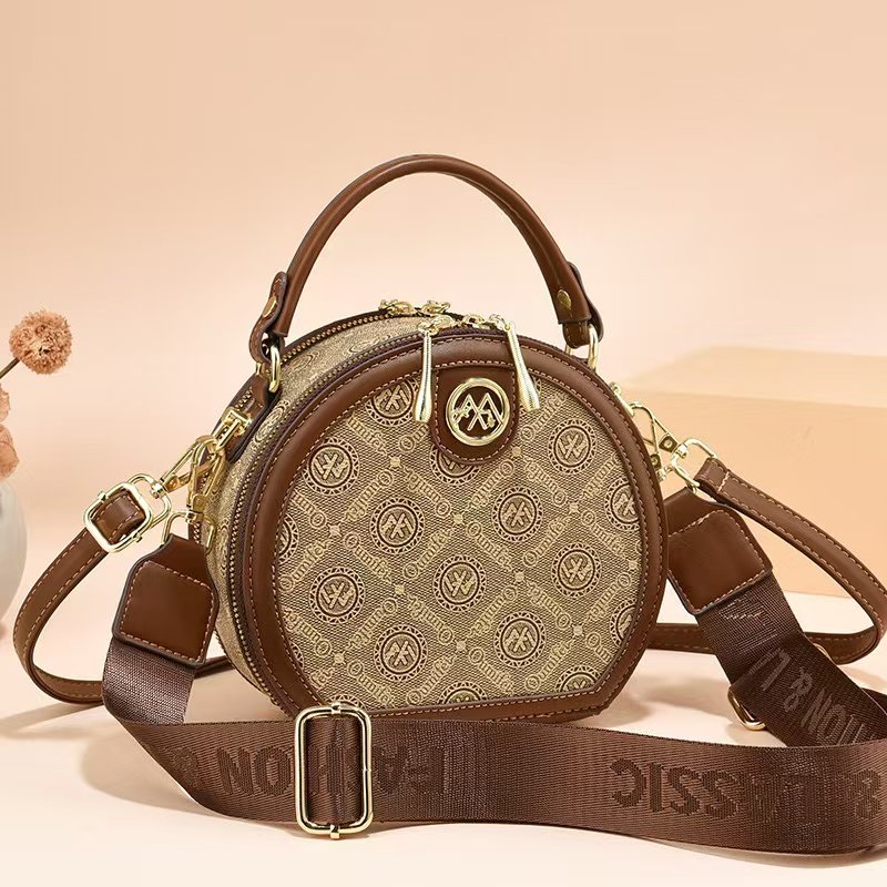 小圆包2025新款包包女士手提圆饼斜挎包高级感单肩斜挎包包,淘宝优惠券,粉丝福利购,淘宝优惠卷