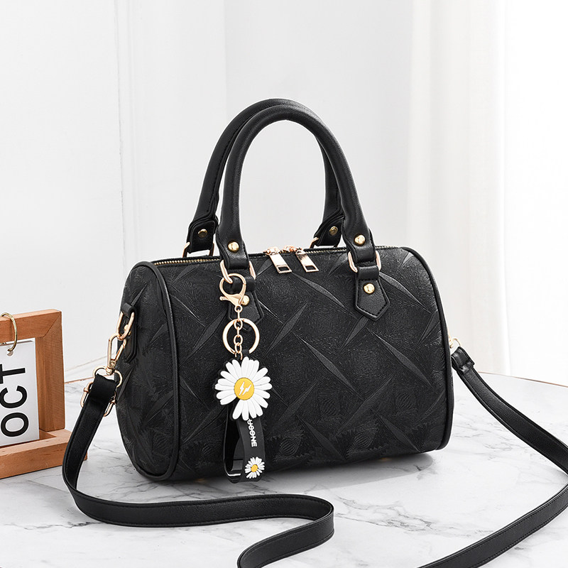 新款2021春夏潮印花百搭波士顿包 帝犀女士包袋