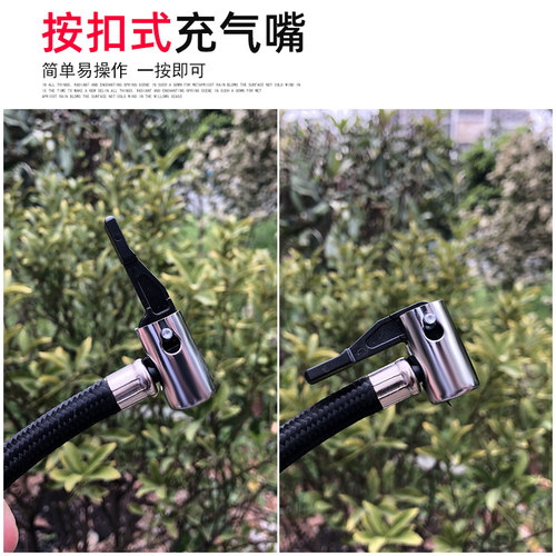 双缸电瓶车电动充气泵48v60v72v三轮车通用便携式真空轮胎打气筒 - 图3