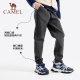 Camel children's assault pants for boys waterproof plus velvet soft shell pants for girls outdoor sports and casual warm pants