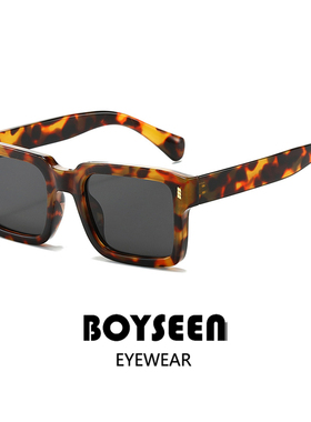 方形嘻哈小众太阳镜可配度数