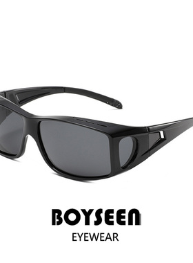 城市机能风银色运动眼镜男女