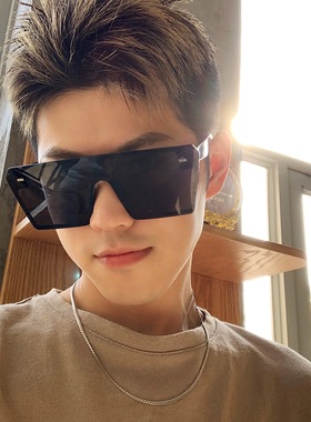 BOYSEEN复古超大框太阳镜男女