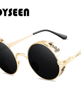 蒸汽朋克风墨镜防紫外线欧美复古