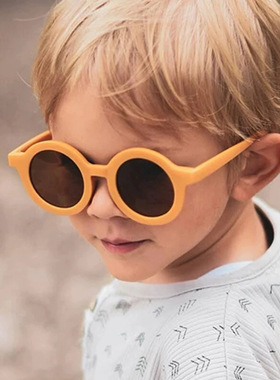 可爱儿童墨镜韩版圆形