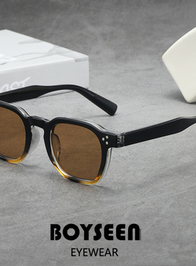 美式小众撞色太阳镜嘻哈潮酷休闲