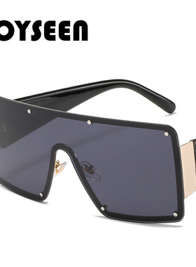 BOYSEEN欧美连体镜片太阳镜女