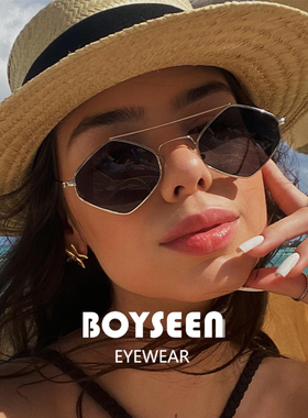 老钱风金属多边形墨镜男女