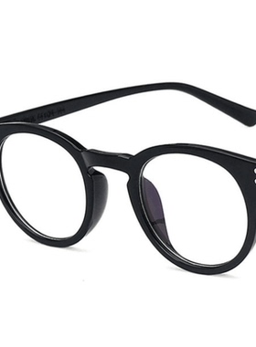 素颜平光镜小框可配近视女