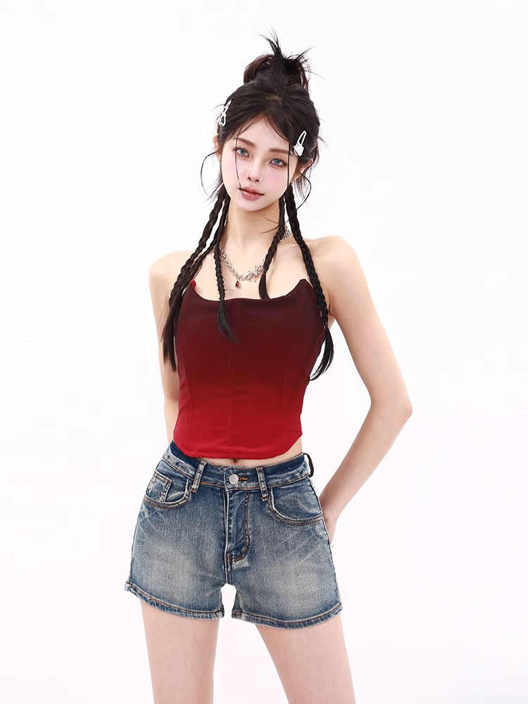 PMORH 美式辣妹y2k千禧牛仔短裤女秋冬低腰超短裤紧身包臀热裤子,淘宝优惠券,粉丝福利购,淘宝优惠卷