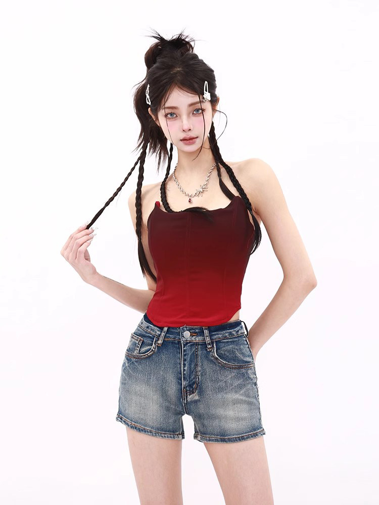 PMORH 美式辣妹y2k千禧牛仔短裤女秋冬低腰超短裤紧身包臀热裤子,淘宝优惠券,粉丝福利购,淘宝优惠卷