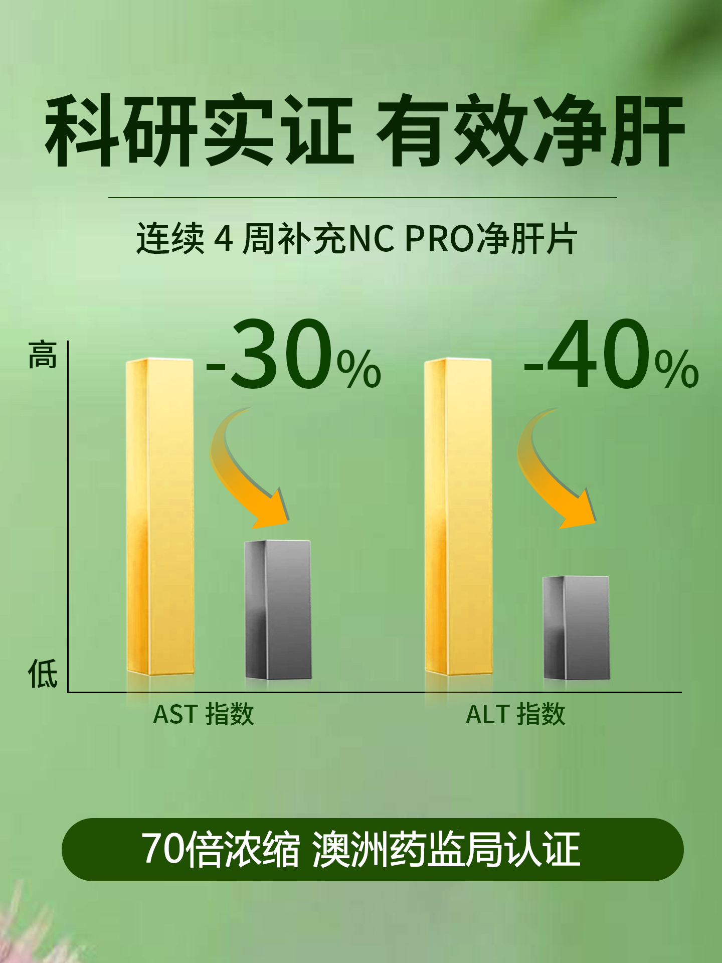 NCpro澳洲进口奶蓟草解酒应酬熬夜家庭常备水飞蓟胶囊肝营养200粒