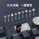 Langtu mechanical keyboard wired game office typing high-looking computer keyboard and mouse set with screen 104 keys RGB