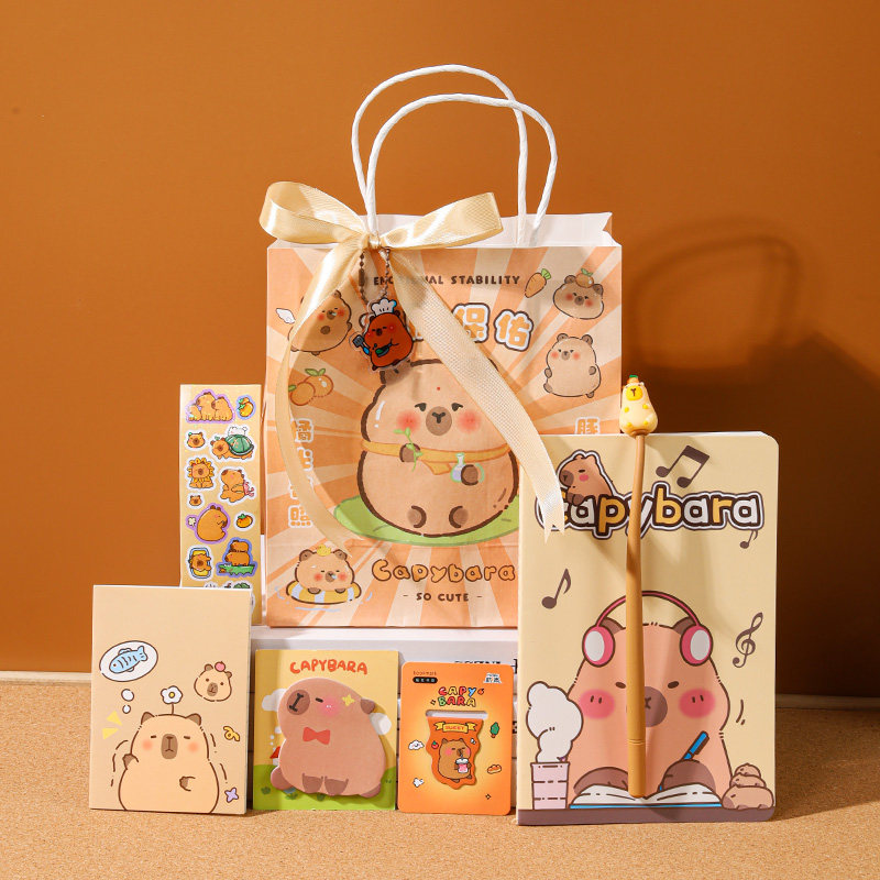 Children's birthday souvenirs Kapibara stationery graduation gifts kindergarten class ten-year-old boys and girls rewards