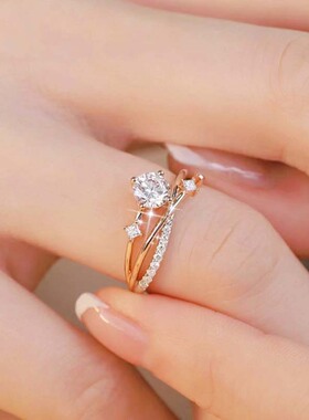 新款精致百搭宇宙星球轨迹戒指女小众高级感轻奢首饰