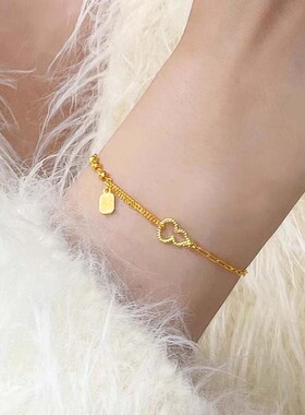 福牌葫芦转运珠手链轻奢高级感女不掉色手饰百搭精致