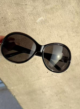 2026热销欧美大框时尚配饰黑色太阳镜户外简约防晒遮阳女士墨镜