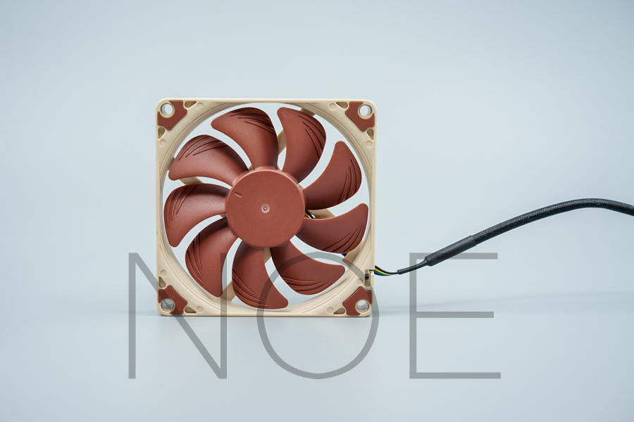 诺易 Noctua/猫头鹰 NF-A9x14 PWM chromax 9cm静音散热超薄风扇 - 图0