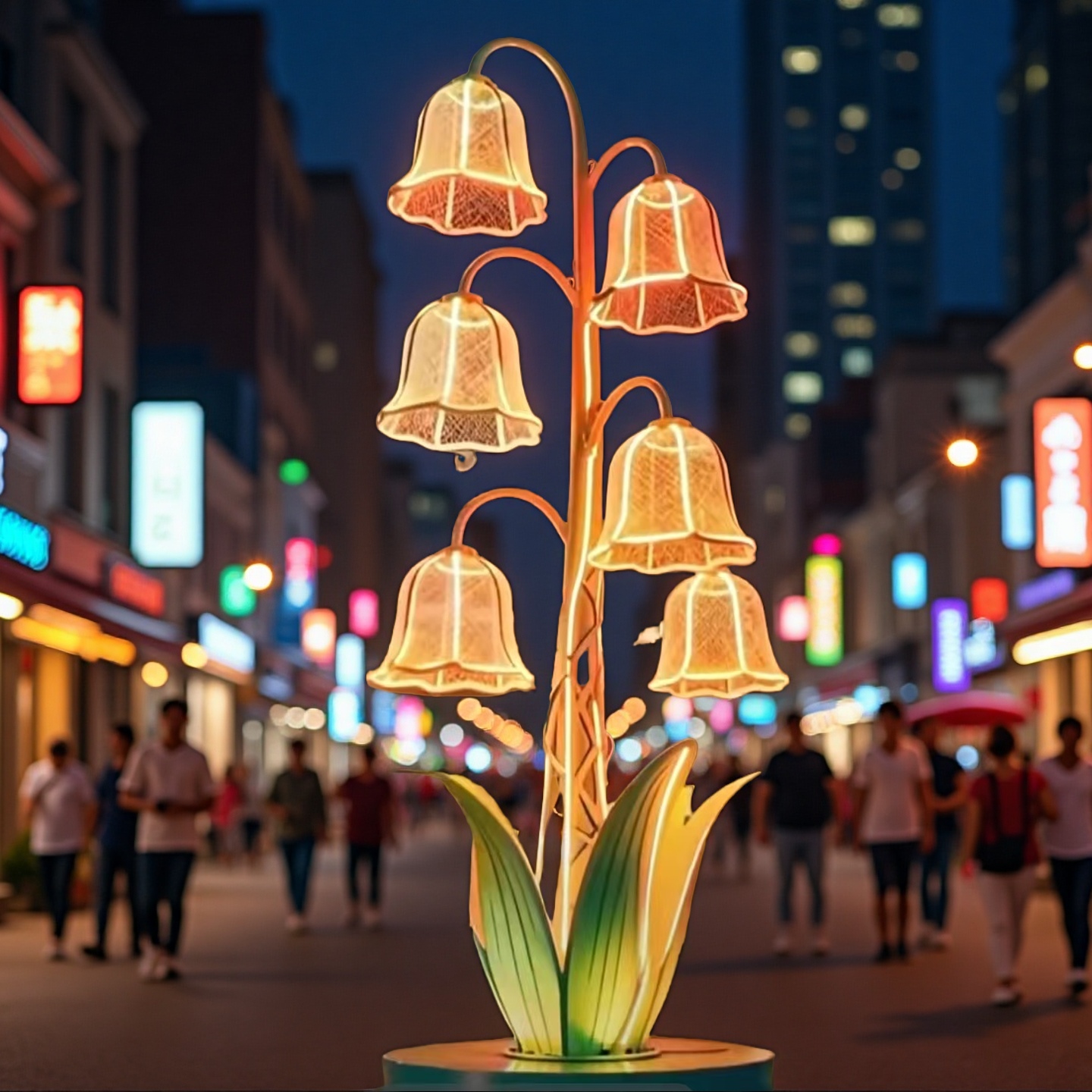 户外云朵花朵景观灯地产商业步行街网红街景点广场文化街区装饰灯 - 图3