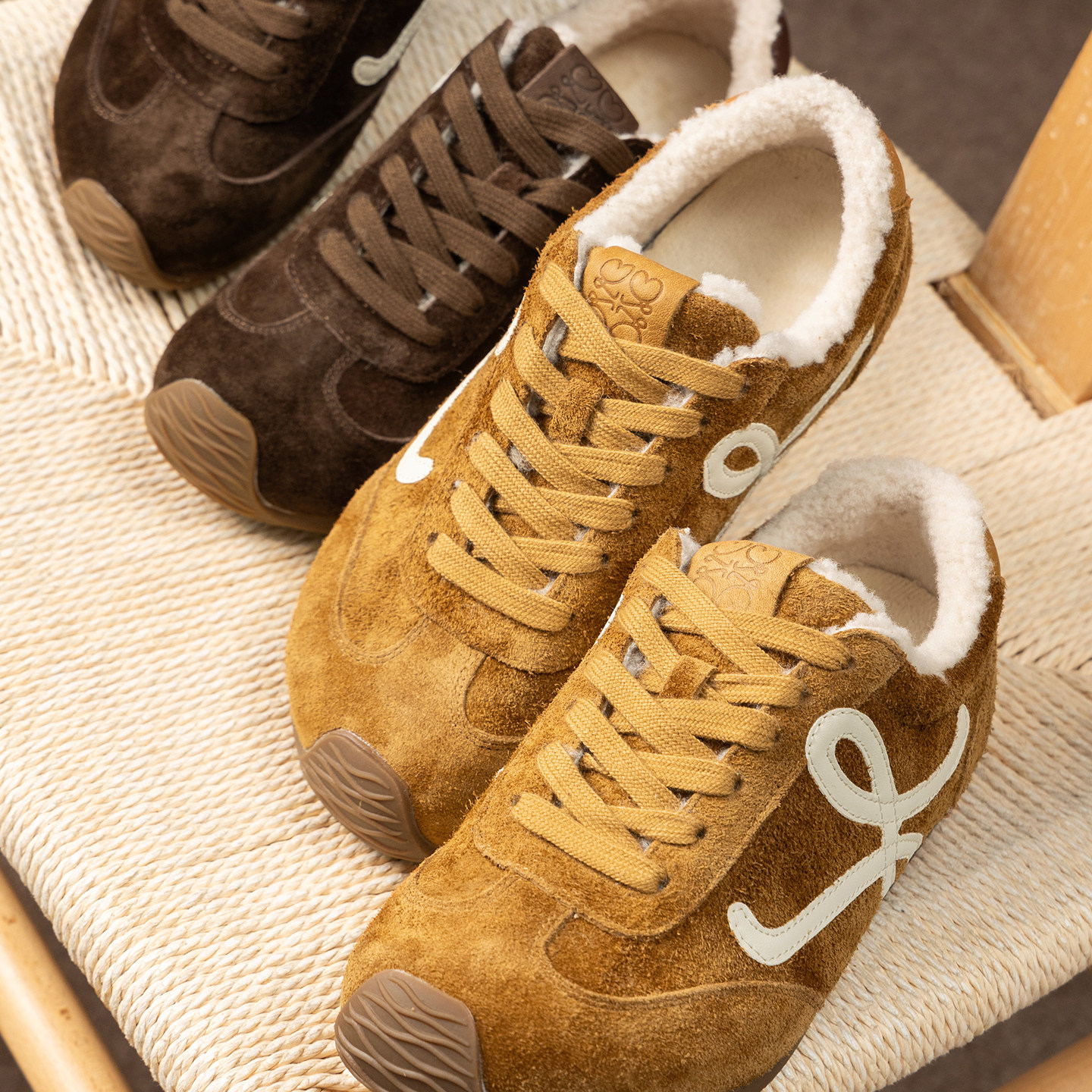 H春上7号 丑萌佰搭 法G舒适篙阶磨砂牛皮平底加绒德训鞋女50I0 特,淘宝优惠券,粉丝福利购,淘宝优惠卷