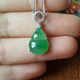 Hansang original jade gourd pendant a goods ice jade gourd inlaid 18k gold necklace jade gourd jade pendant