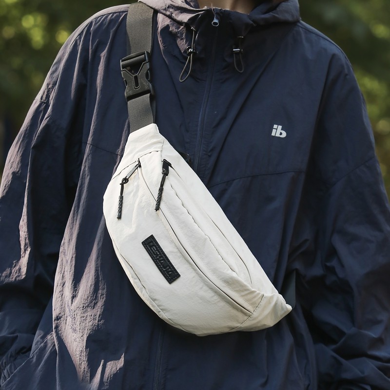 手机胸包男士日系新款运动休闲单肩背包腰包百搭潮牌斜挎包骑行包,淘宝优惠券,粉丝福利购,淘宝优惠卷