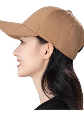 高端菠萝布帽子定制LOGO工作帽