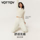 YOTTOY rice cake wide leg pants 3.0 high waist straight