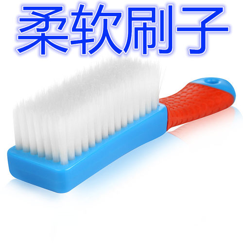 软毛鞋刷运动网面超软鞋刷子清洁多功能家用洗衣刷长柄洗鞋刷子 - 图2