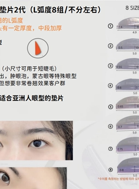 烫睫毛自粘硅胶垫角蛋白翘睫