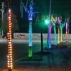 Световое украшение 太阳能led小彩灯闪灯串灯带户外家用庭院防水节日装饰霓虹灯树灯