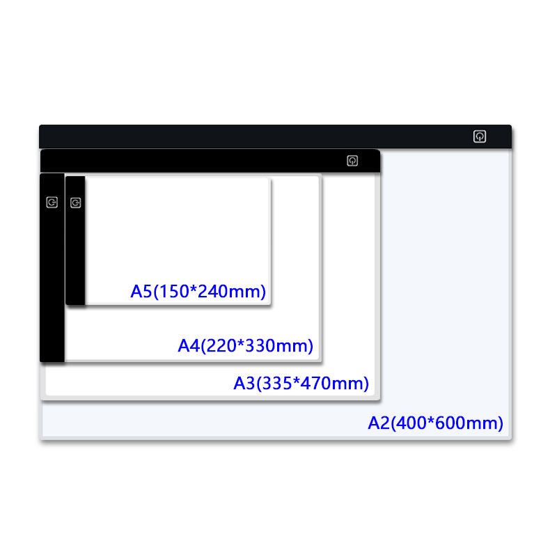 a3a4a5拷贝台LED灯临摹台钻石画专业透图板动漫透光板练字发光板-图3