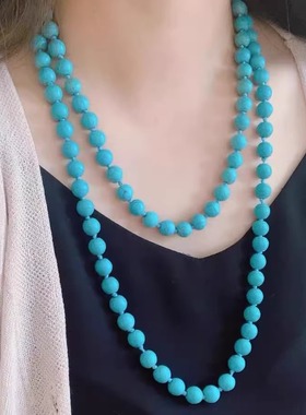 高级不贵，质感满分！绿松石项链