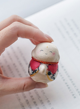 日本龙虎作地藏菩萨摆件祝福礼物