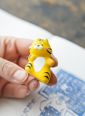 日本进口生肖虎御守摆件