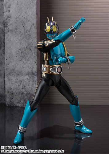 【孩仕宝】玩具模型办 假面骑士 昭和 SHF 3号 幻之骑士 剧场版 - 图2
