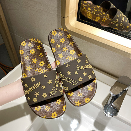 可爱卡通拖鞋女夏网红ins少女心防滑情侣厚底凉拖外穿沙滩鞋子女 - 图3