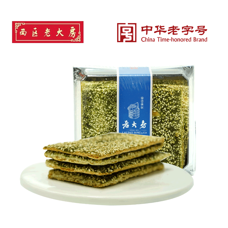 上海特产西区老大房苔条酥200g盒装糕点传统美食老字号美食下午茶 - 图0