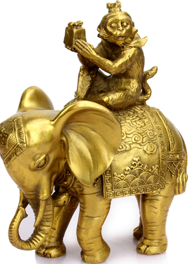 铜封侯拜相摆件臻礼中式