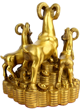 三羊开泰十二生肖商务礼品铜器